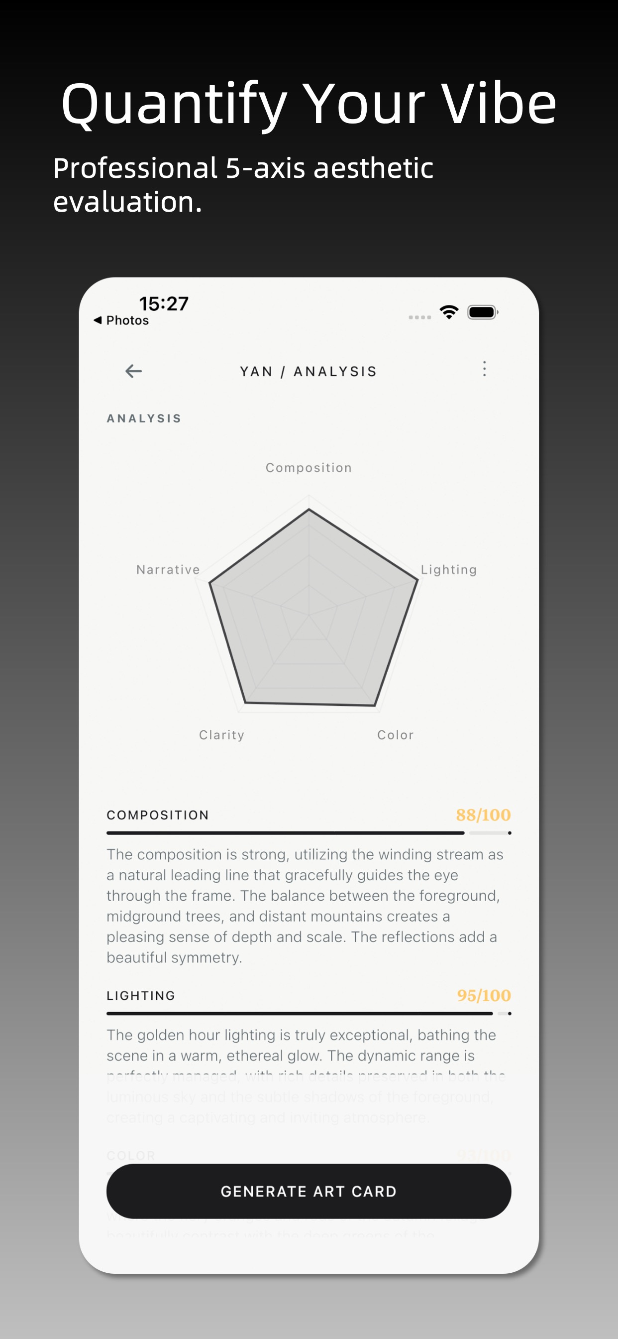 Aesthetic Scoring